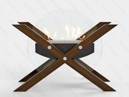 Напольный биокамин Lux Fire &amp;quot;Робинзон&amp;quot;