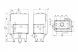 Топка DEFRO HOME RIVA SM BL G SHORT, 16кВт, 756/478/500мм, угловое стекло слева, с водяным контуром, гильотина