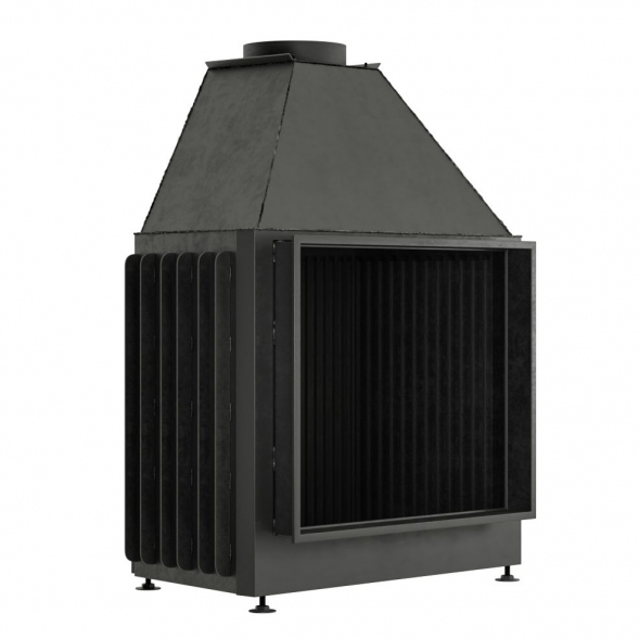 Открытая каминная топка FLAT 100/80