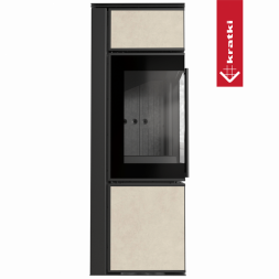 Печь Kratki PRO TORA/S FOKOS SALE (Чёрная футеровка с доводчиком)