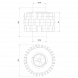 Комплект чугунных теплоаккумулирующих дисков d-150мм (3 шт.)