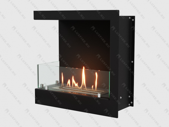 Встроенный биокамин Lux Fire Угловой 490 S (левый угол)